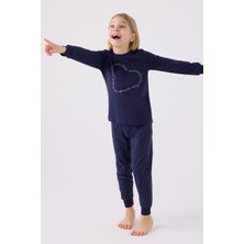 Arnetta Kız Çocuk Lacivert Pijama Takımı