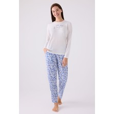 Arnetta Kadın Beyaz Pijama Takımı