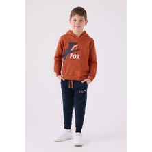 Rolypoly Erkek Çocuk Kahverengi Eşofman Takımı