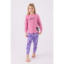 Rolypoly Kız Çocuk Pembe Pijama Takımı