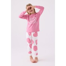 Rolypoly Kız Çocuk Pembe Pijama Takımı