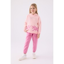 RolyPoly Kız Çocuk Eşofman Takımı RP3473 Açık Pembe