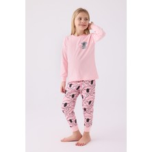 Rolypoly Kız Çocuk Pembe Pijama Takımı