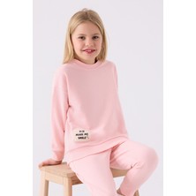 RolyPoly Kız Çocuk Pembe Eşofman Takımı