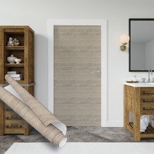 Dekoros Ahşap Görünümlü Yapışkanlı Folyo, Su Geçirmez, Isıya Dayanıklı, Banyo, Yatak Odası, Mutfak Için Ev Dekoru, Dolap Yapışkanı, Duvar ve Mobilya Kaplama Folyosu, Kendinden Yapışkanlı Folyolar