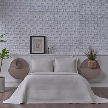 Doqu Home Otto Yatak Örtüsü Tek Kişilik - Ekru