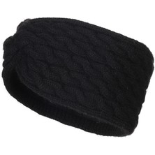 Fonem Kadın Içi Polar Astarlı Turban Bandana Fo 1124 Siyah
