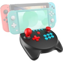 Unbrand Ipega PG-SW025 Bluetooth Kablosuz 6 Eksenli Titreşim Gamepad Nintendo Switch/switch Lite Için Arcade Joystick Oyun Denetleyicisi - Siyah (Yurt Dışından)