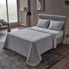 Doqu Home Otto Yatak Örtüsü Tek Kişilik - Açık Gri