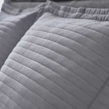 Doqu Home Otto Yatak Örtüsü Tek Kişilik - Açık Gri