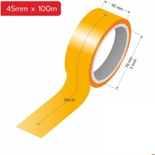 Colorpak Koli Bandı (1 Adet) Akrilik (45mm*100metre) Şeffaf, Yüksek Kalite