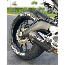 Bombtire Michelin Lastik Yazısı 2.5 cm 4 Adet Araç ve Motorsiklet Orijianal Ürün ®