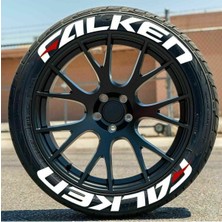 Bombtire Falken Lastik Yazısı Motor ve Araç Lastik Sticker