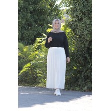 Zey&Ka Butik Büyük Beden Piliseli Etek