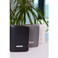 First Wei Powerbank PB30 Siyah 7800 mAh Deri Görünümlü Taşınabilir Şarj Cihazı