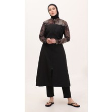 Zey&Ka Butik Yaldızlı Nanotex Tesettür Mayo