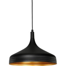 Cata Dekoratif Sarkıt Armatür (Siyah+Sarı DUY+36CM) CT-8103