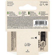 GP Recyko 950 mAh 1.2V AAA Boy NiMH İnce Şarjlı Pil 4'lü Kart