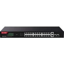 Ip-Com G1128P-24-410W 24 Port Poe 10/100/1000 2x Ge + 2x Sfp 410W Yonetılemez Rack Mount Swıtch