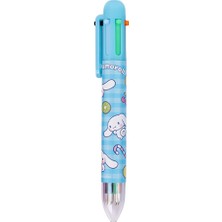 Miniso Sanrio Lisanslı 6 Renkli Çoklu Kalem (0,8mm) - Cinnamoroll