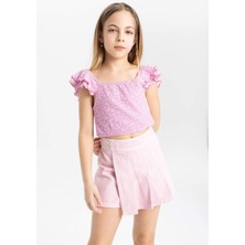 DeFacto Desenli Bluz Kız Çocuk C3382A824SM