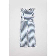 DeFacto Kız Bebek Desenli Kolsuz Tulum C2425A524SM