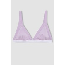 DeFacto Basic Düz Pamuklu Ribana First Bra B8837A824SP