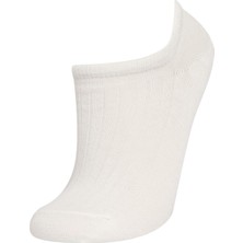DeFacto Kadın Görünmez 5'li Pamuklu Sneaker Çorap B6066AXNS