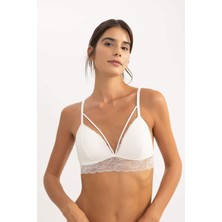 DeFacto Floral Pedli Dantel Kaplı Pedli Büstiyer -Fall in Love R6569AZ24SP