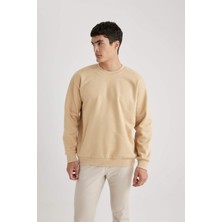 DeFacto Oversize Fit Bisiklet Yaka Basic Sweatshirt T5139AZ24SP