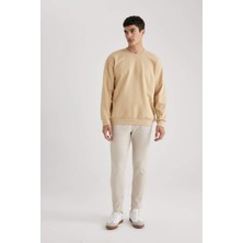 DeFacto Oversize Fit Bisiklet Yaka Basic Sweatshirt T5139AZ24SP