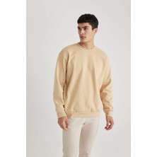 DeFacto Oversize Fit Bisiklet Yaka Basic Sweatshirt T5139AZ24SP