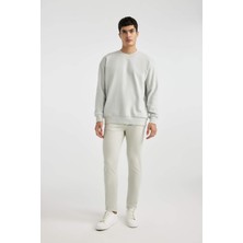 DeFacto Oversize Fit Bisiklet Yaka Basic Sweatshirt T5139AZ24SP