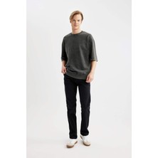 DeFacto Sergio Regular Fit Normal Kalıp Normal Bel Boru Paça Jean Pantolon W6868AZ24SP