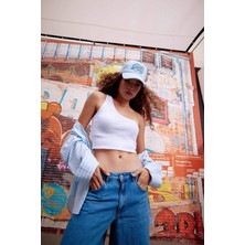 DeFacto Fitted Fitilli Kaşkorse %100 Pamuk Tek Omuzlu Atlet B1288AX23HS