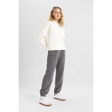 DeFacto Coool Kalın Jogger Eşofman Altı Basic Düz Beli Paçası Lastikli Cepli Z4825AZ23WN