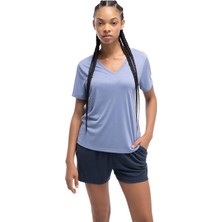 DeFacto Standart Fit V Yaka Sporcu Modal Kısa Kollu Tişört D2980AX24HS