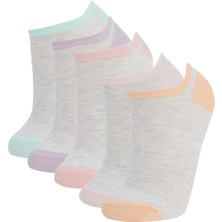 DeFacto Kadın 5'li Patik Çorap K5947AZNS