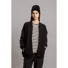 DeFacto Regular Fit Bisiklet Yaka Çizgili Uzun Kollu Tesettür Tişört Tunik C0276AX24SP