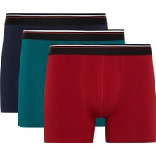 DeFacto Regular Fit 3'lü Boxer B0572AX23AU