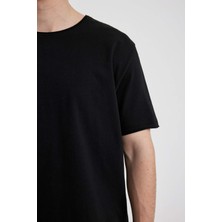 DeFacto Regular Fit Bisiklet Yaka Kısa Kollu Basic Düz Tişört B7755AX24SM