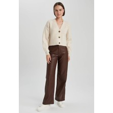 DeFacto Regular Fit V Yaka Triko Hırka R1389AZ23WN