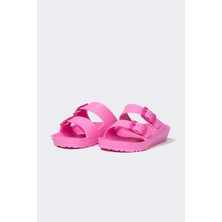 DeFacto Eva Çift Bantlı Tokalı Terlik Kız Çocuk T4067A624SM