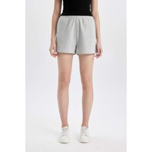 DeFacto Regular Fit Beli Lastikli Basic Düz Şort Z5071AZ24SM