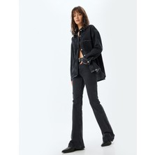 Koton Ispanyol Paça Kot Pantolon Cepli - Victoria Flare Jeans