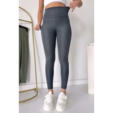 Kadın Spor Esnek Yüksek Bel Sıkılaştırıcı Disko Tayt