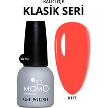 Momo Professional Kalıcı Oje K117 Açık Alev Kırmızısı  14 ml