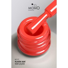 Momo Professional Kalıcı Oje K117 Açık Alev Kırmızısı  14 ml