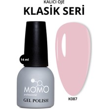 Momo Professional Kalıcı Oje K087 Yarı Şeffaf Ten Rengi 14 ml