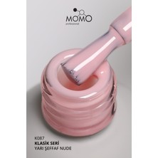 Momo Professional Kalıcı Oje K087 Yarı Şeffaf Ten Rengi 14 ml